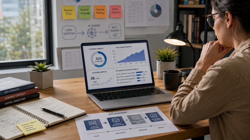 When to Act and When to Wait Timing Decisions in Answer Engine Optimization
